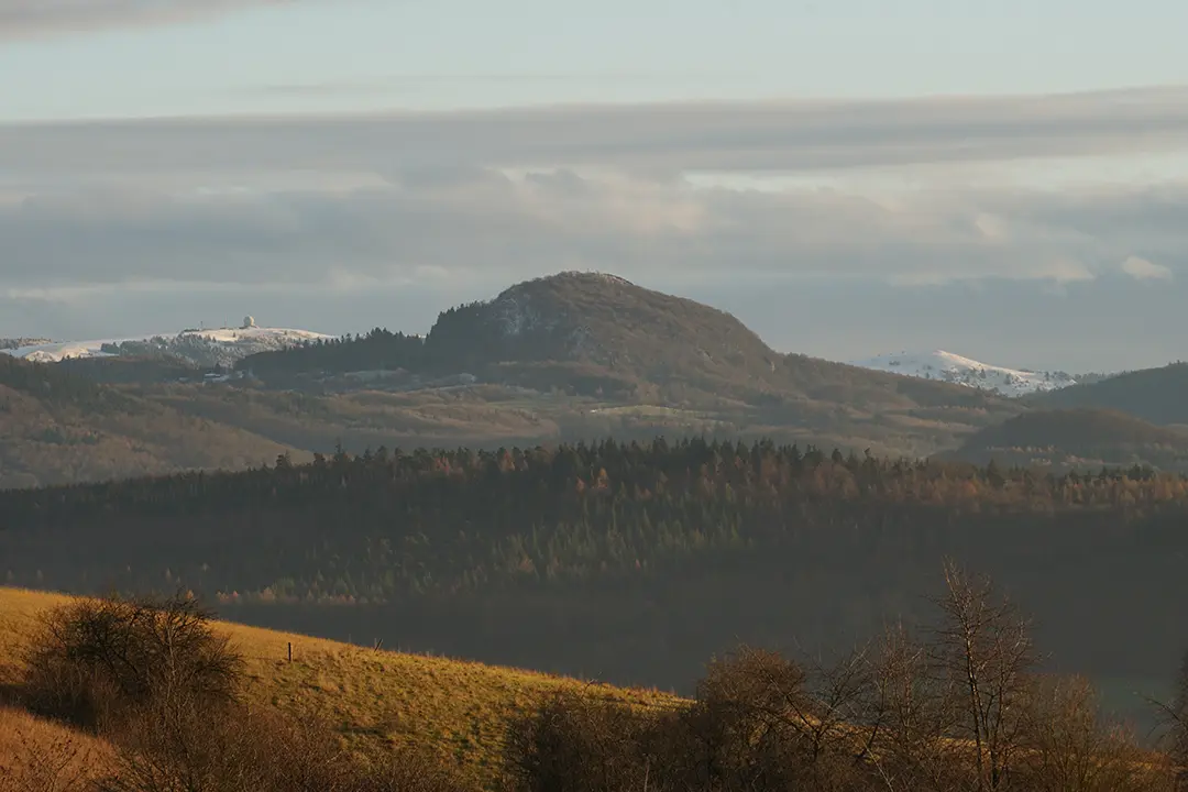 Rhöner Dreigestirn - Wasserkuppe, Milseburg und PFerdskopf